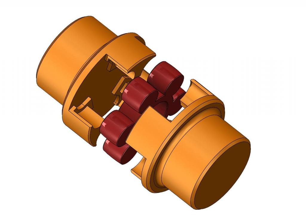 acoplamento flexível elástico