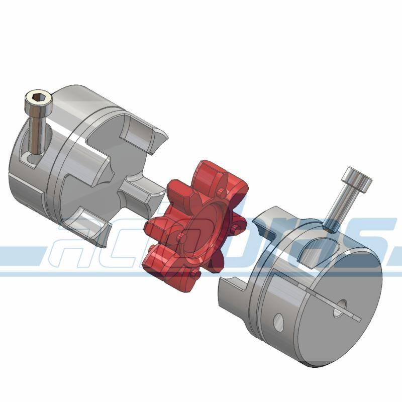 acoplamento flexível para encoder